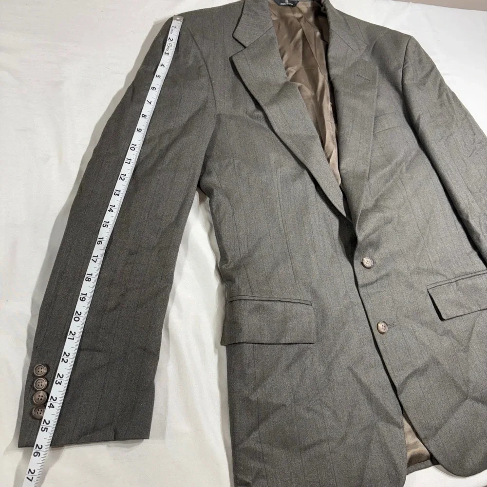 Vintage Polo University Club Ralph Lauren Blazer Mens 42 Gray Wool Sport Coat 90